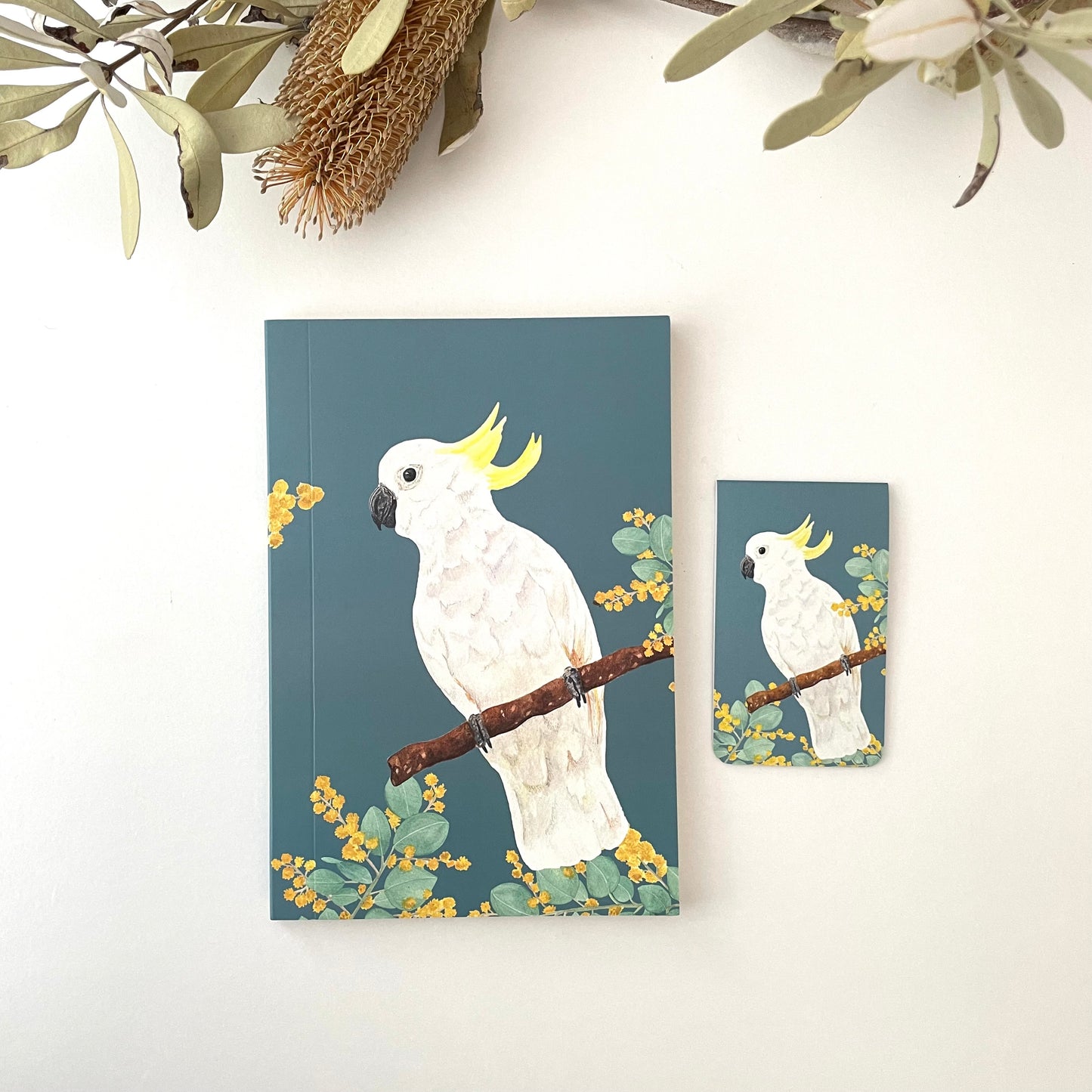 A5 Australian Notebooks / Cockatoo & Wattle