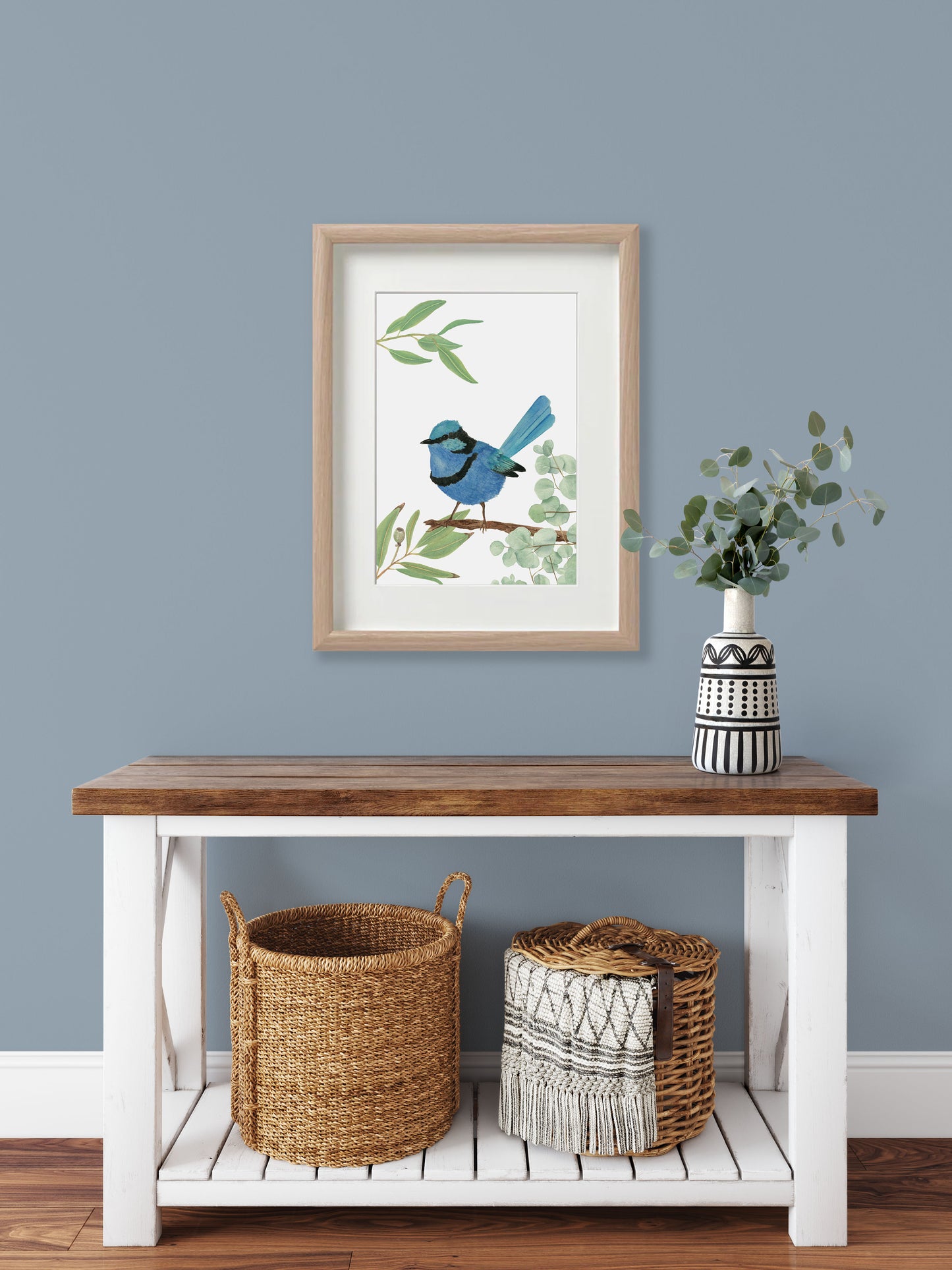 Fairy Wren Watercolour Print