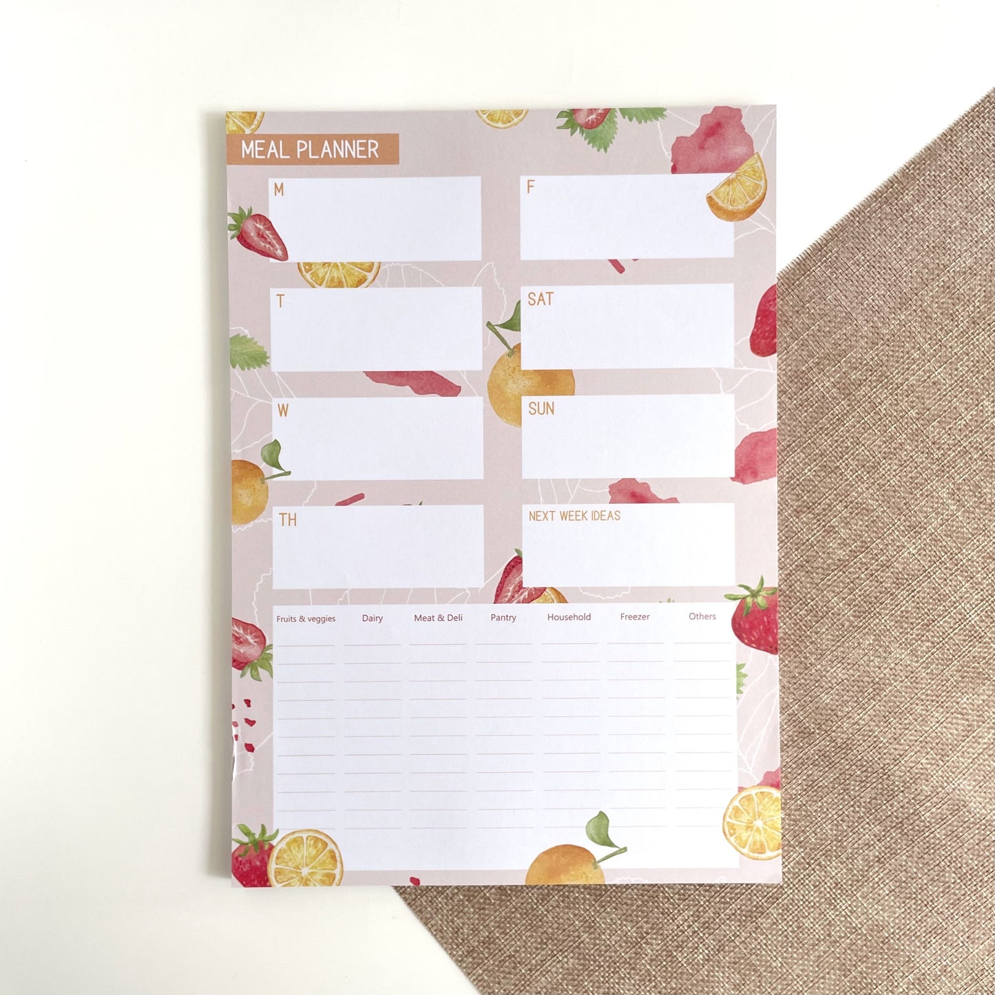 Meal & Shopping List Planners