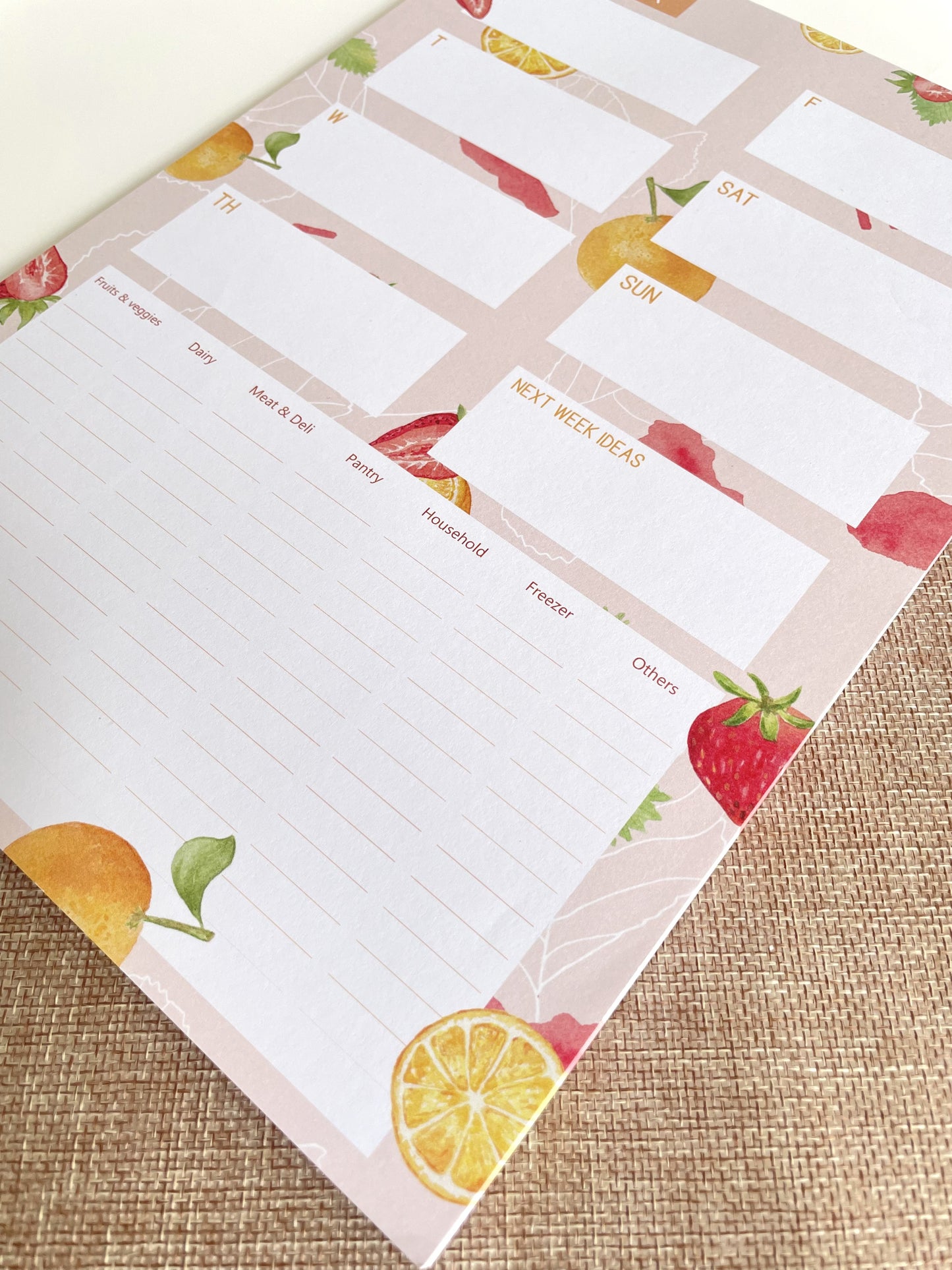 Meal & Shopping List Planners