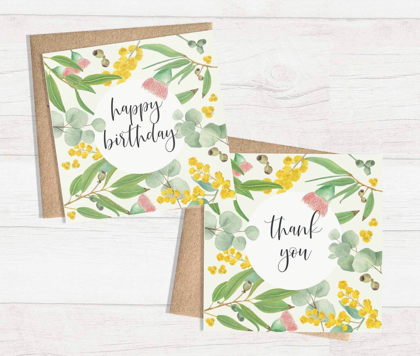 Watercolour Greeting Card - Australian Flora